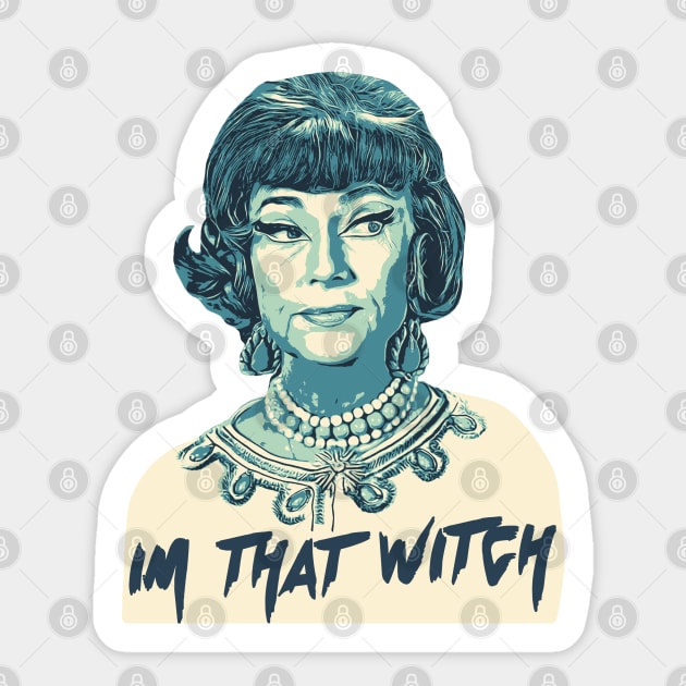 im that witch Sticker by aluap1006